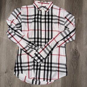 Burberry Kids Checkered Shirt